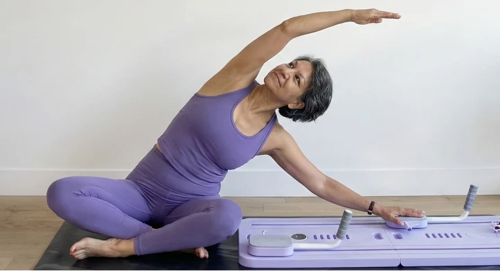 woman exercises on metabolic transformation system